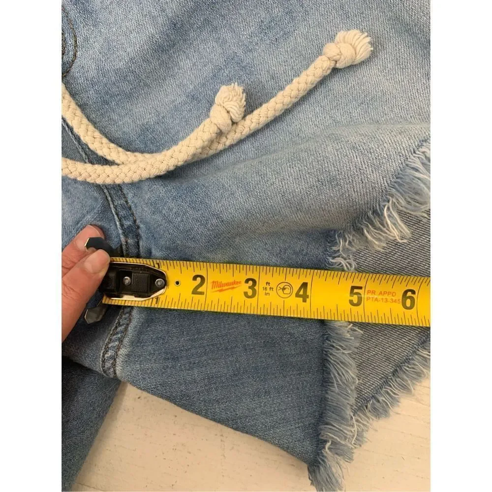 Aerie Denim Distressed Shorts Size XS